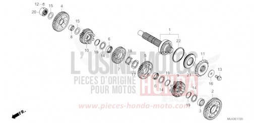 TRANSMISSION (COUNTERSHAFT) (CMX1100D/D2) CMX1100DN de 2022